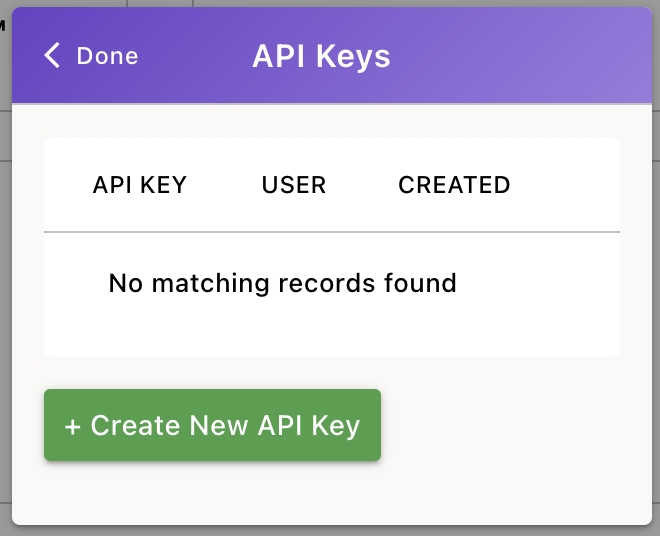 API Key