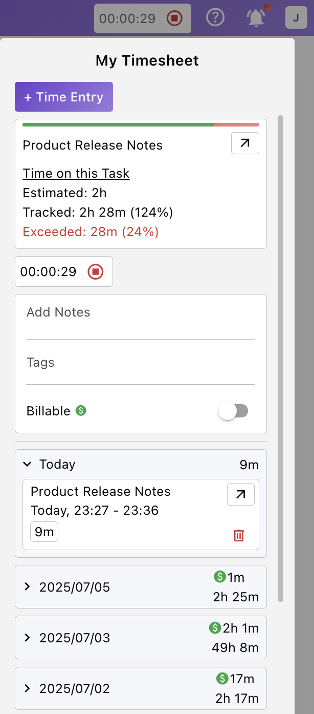 My Timesheet